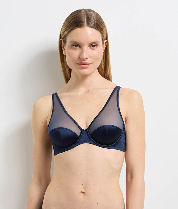 DIM Soutien-gorge à armatures bleu foncé Dim x Ines de la Fressange
