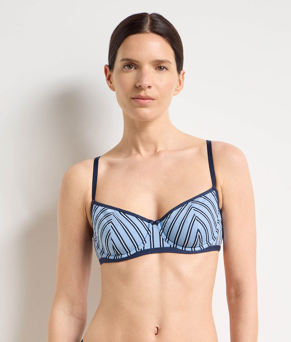 DIM Soutien-gorge corbeille à armatures bleu ciel Dim x Ines de la Fressange