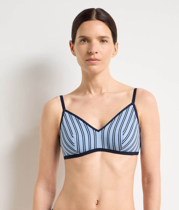 DIM Soutien-gorge sans armatures bleu ciel Dim x Ines de la Fressange