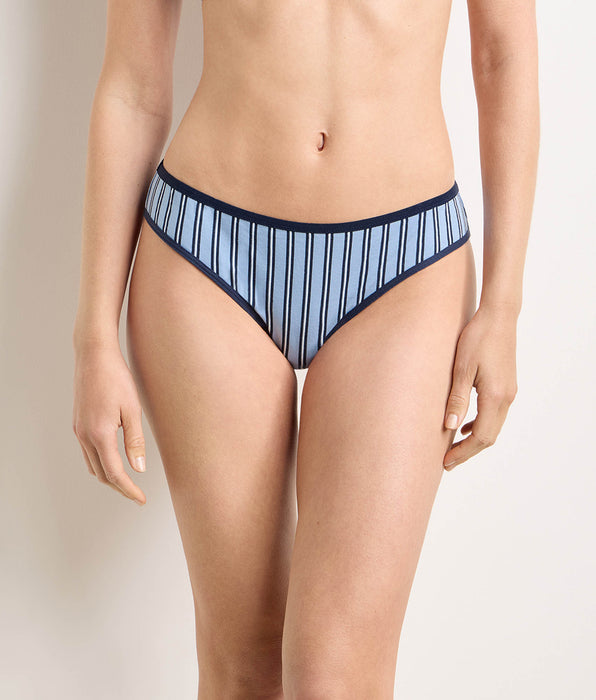 DIM Tanga imprimé bleu Dim x Ines de la Fressange