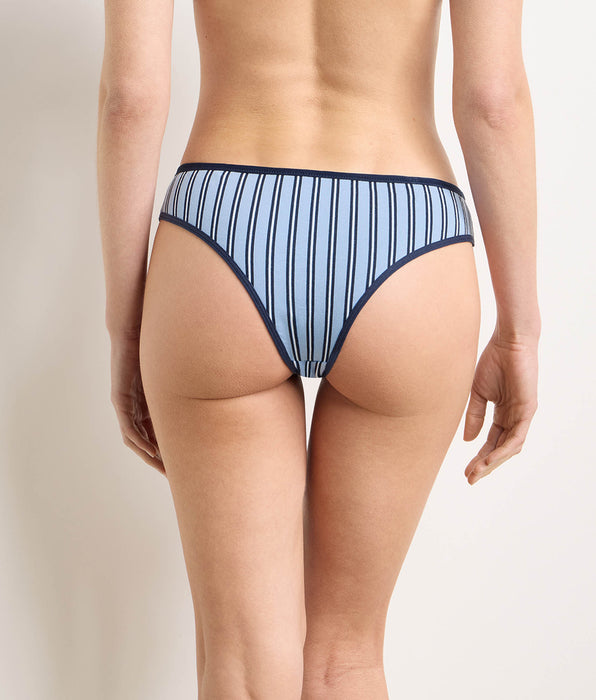 DIM Tanga imprimé bleu Dim x Ines de la Fressange
