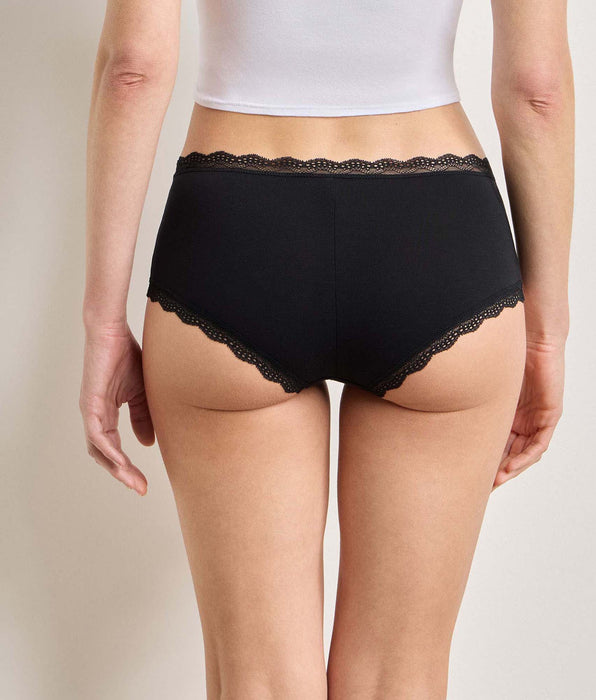 DIM Lot de 2 shortys noir Daily Coton Dentelle