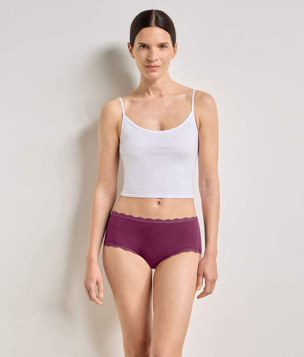 DIM Lot de 2 shortys rose émeraude Daily Coton Dentelle