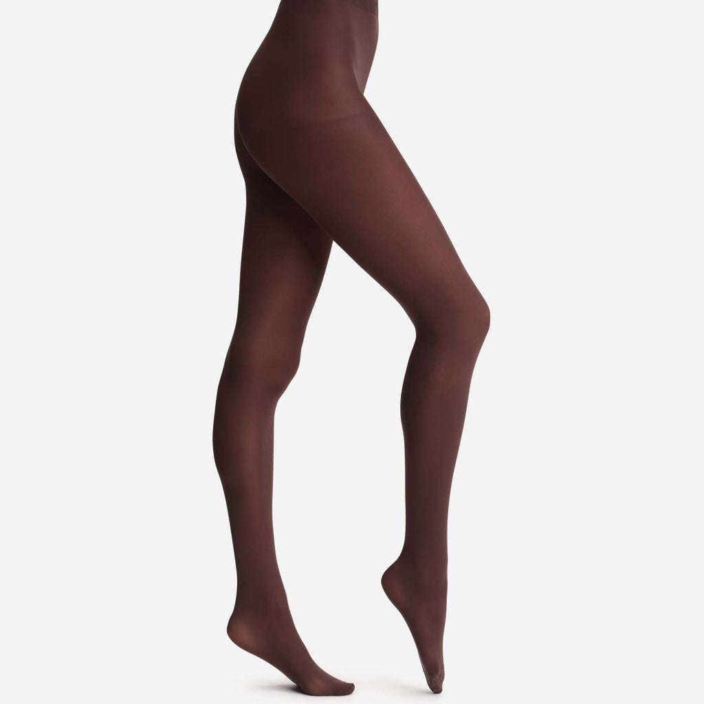 Bas Voile Dim Beauty 15 Deniers - Taille 2, Couleur Ambre - Neuf Avec étiquettes