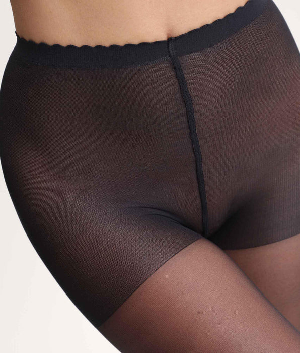 DIM Collant voile transparent noir Body Touch Dim 17D