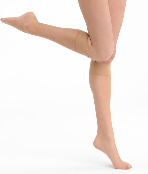 DIM Lot de 2 mi-bas voile ambre Mes Essentiels 15D