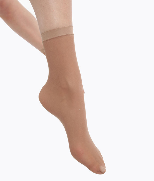 DIM Lot de 4 socquettes daim EcoDIM semi-opaques 30D