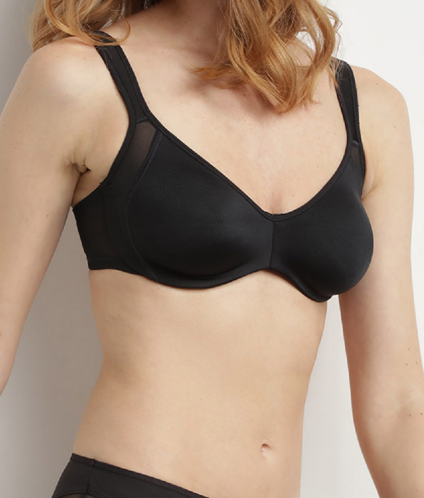 DIM Soutien-gorge minimiseur avec armatures noir Generous Minimizer Dim