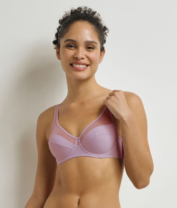 DIM Soutien-gorge emboîtant à armatures Violet Generous