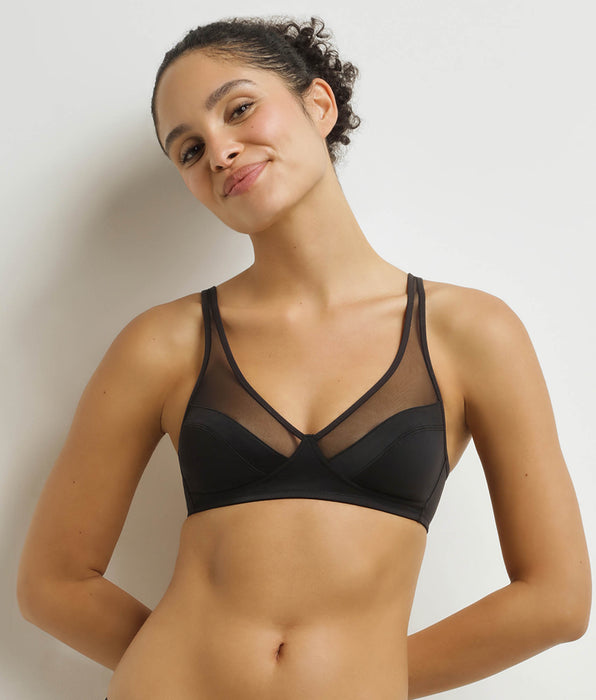 DIM Soutien-gorge emboitant sans armatures noir Generous Dim