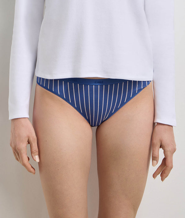 DIM Lot de 5 culottes matin doux Les Pockets Coton