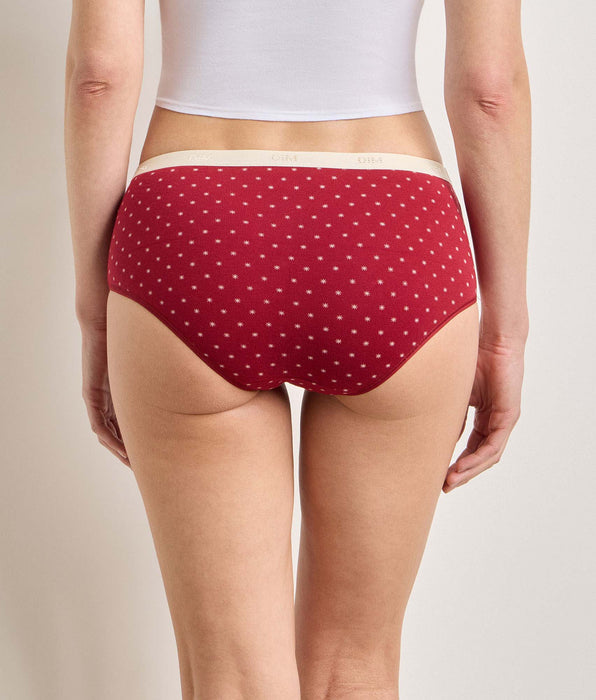 DIM Lot de 5 shortys neige brune Les Pockets Coton