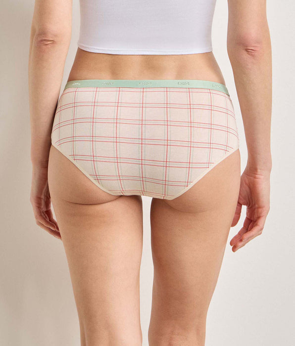 DIM Lot de 3 shortys fleurs douces Les Pockets Coton