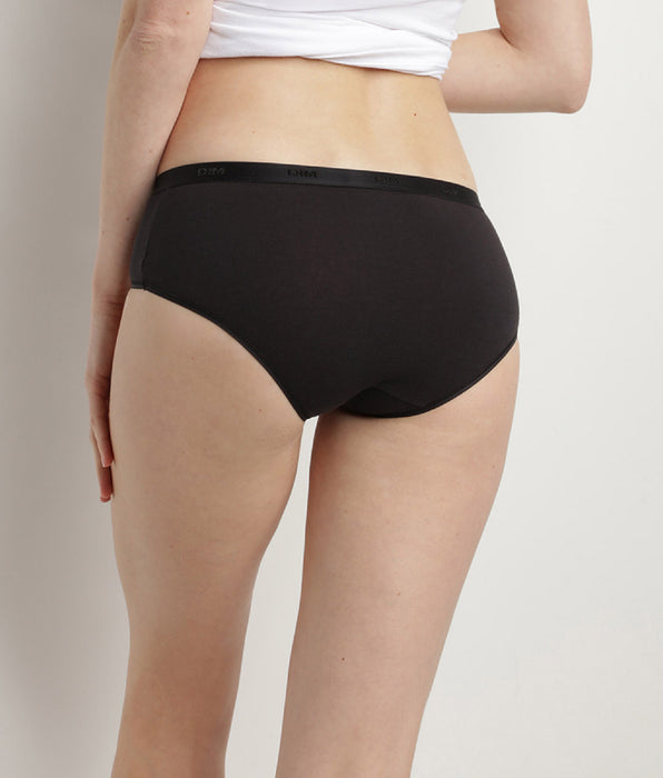 DIM Lot de 5 boxers pour femme en coton stretch Les Pockets Ecodim