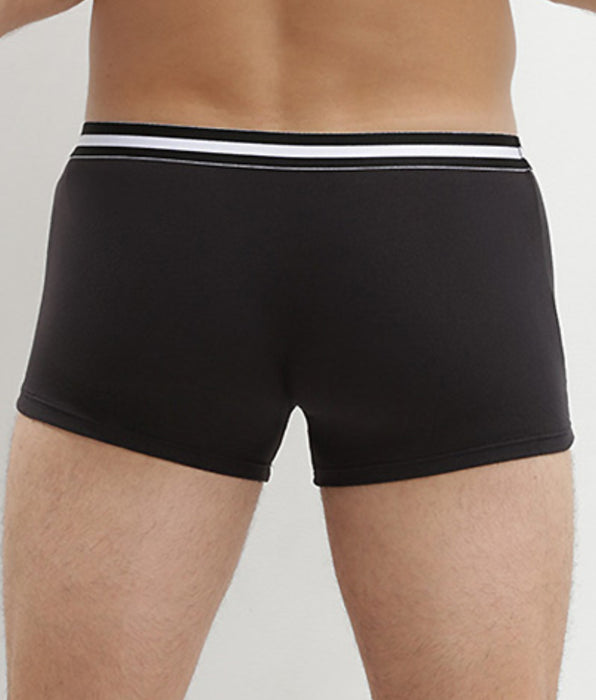 DIM Lot de 4 boxers noirs ECODIM Coton