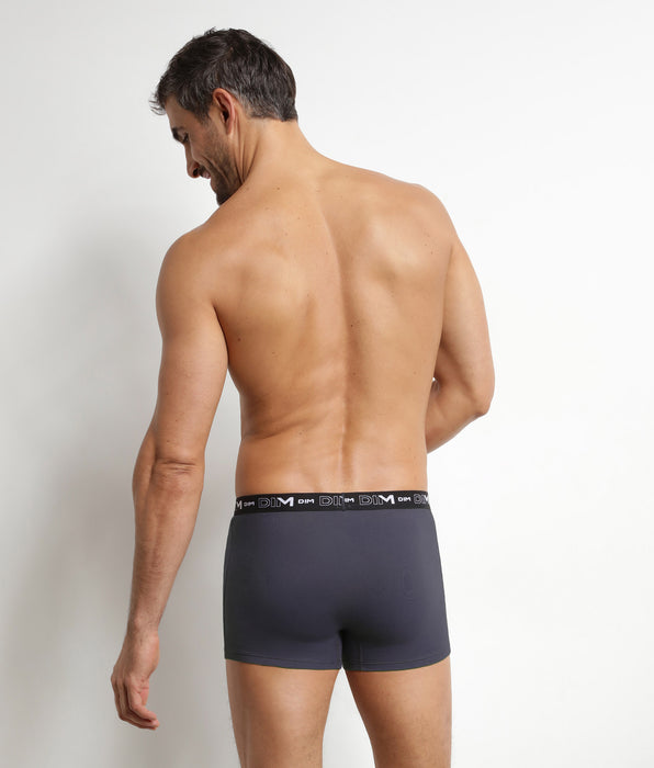 DIM Lot de 3 boxers homme Terrien Dim Coton Stretch