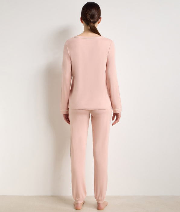 DIM Jogging de pyjama rose poudré Soft Blush