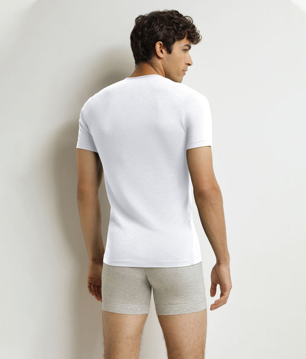 DIM T-shirt homme à manches courtes Blanc Dim Thermal