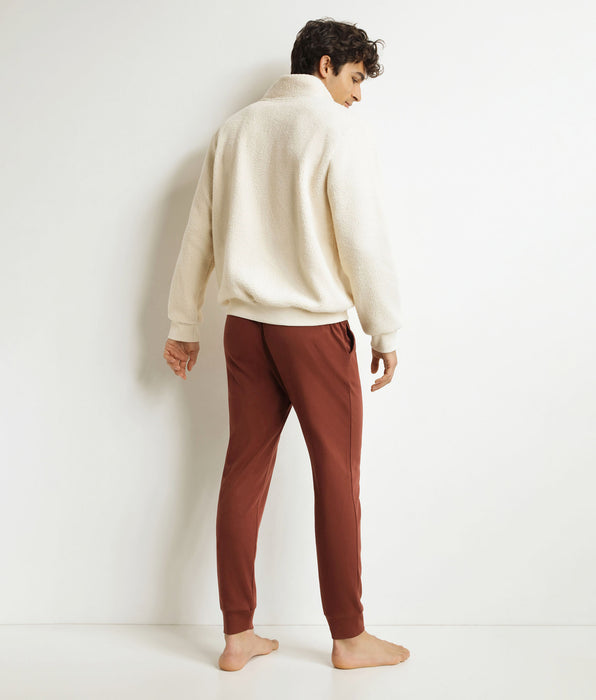 DIM Ensemble pyjama pantalon homme Bordeaux Dim