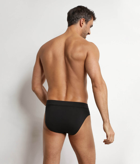 DIM Slip homme en coton modal Noir Dim Gentleman