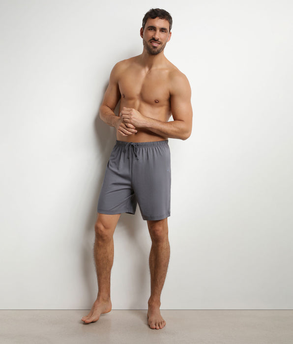 DIM Short de pyjama homme en jersey Gris Foncé Dim Nightwear