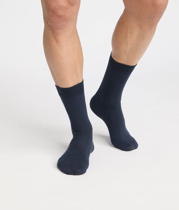 DIM Chaussettes homme navy blue candy Coton Fancy