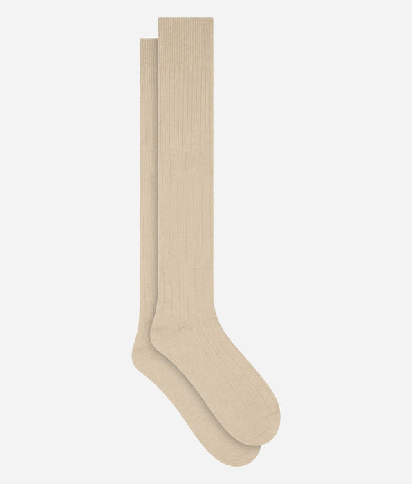 DIM Mi-bas femme beige ivoire