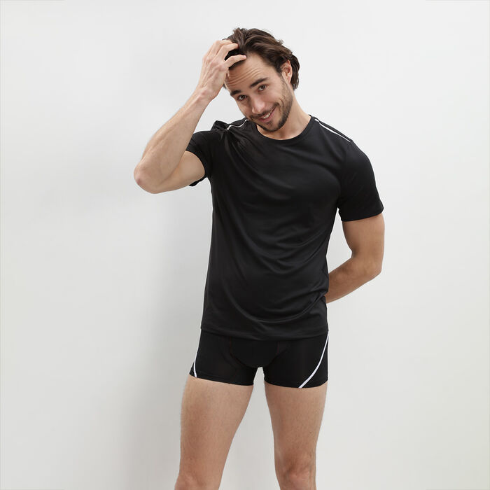 Tee-shirt noir pour homme Dim Sport , , DIM