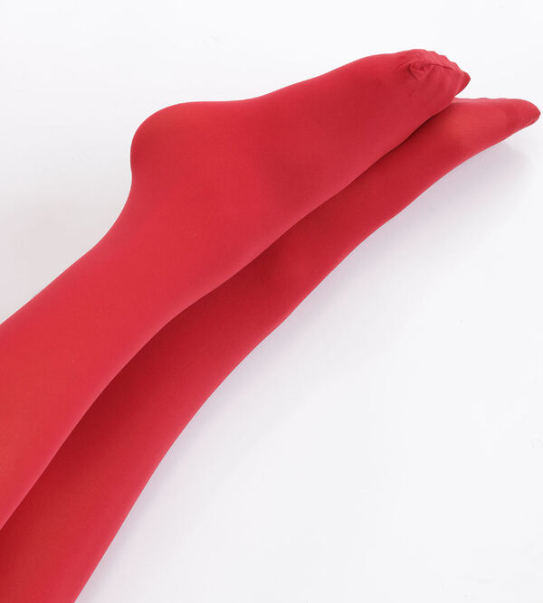 Collant opaque velouté rouge intense 50D Style