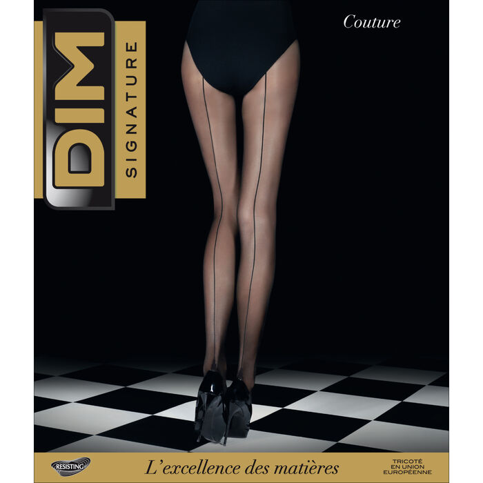 Collant noir DIM SIGNATURE Couture 20D, , DIM