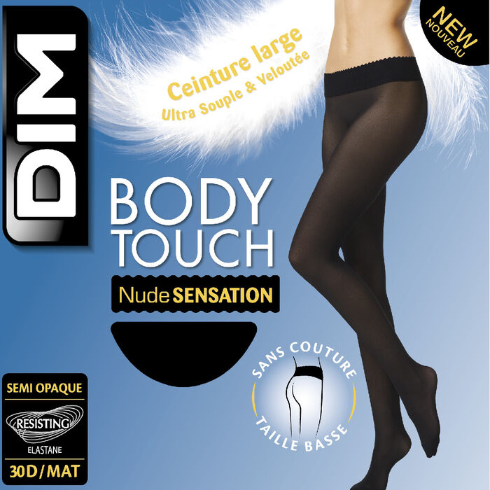 Collant semi-opaque sensation nude Body Touch 30D, , DIM
