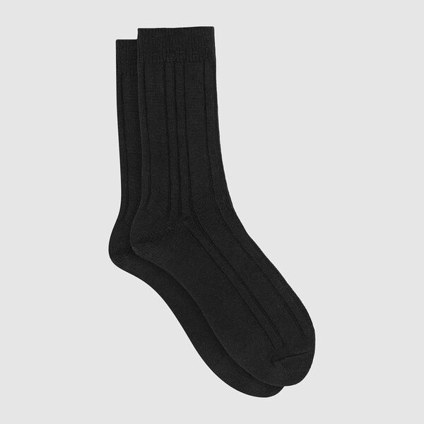 Lot de 5 paires chaussettes noires EcoDIM Homme