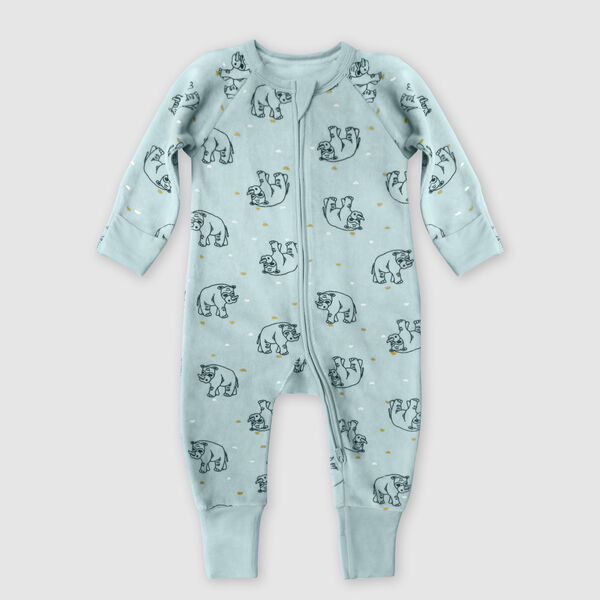 Pyjama bébé Mini nous (effet velours)
