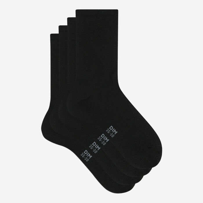 OIUHJN Lot de 5 paires de chaussettes noires pour femme 35-38 - Automne  hiver - Contraste de couleur - Personnalité - Bandes larges - Chaussettes  épaisses - Chaussettes épaisses pour femme, a, taille : : Mode