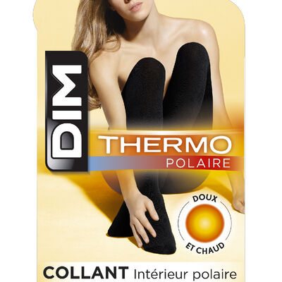 Collant chaud noir Thermo Polaire 143D, , DIM