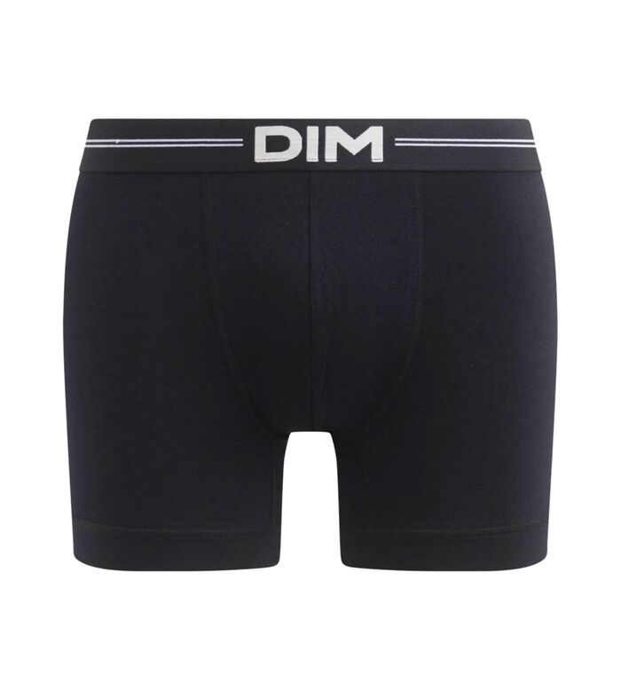 Boxer homme en coton modal à coutures plates Noir Dim Icons Essentiel, , DIM