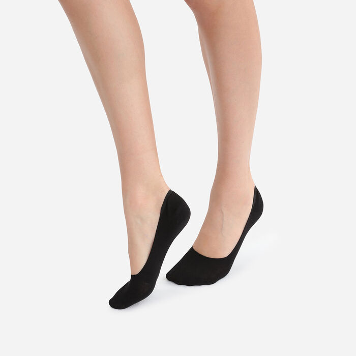 Lot de 4 paires de chaussettes DIM noires Femme en coton modal Taille 35/38  neufs dans emballage - DIM
