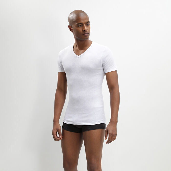 Pack de 3 x Sous Vêtement pour Homme 100%coton - Blanc