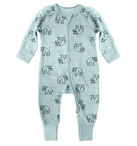 Pyjama bébé imprimé panda bleu DIM Baby